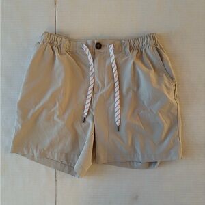 CHUBBIES Everywear Performance Shorts Mens Large Khaki 6” Inseam